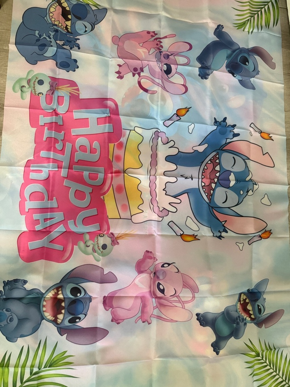 Disney Stitch & Angel Pink and Blue Party Decorations Set - Picture 2 of 2